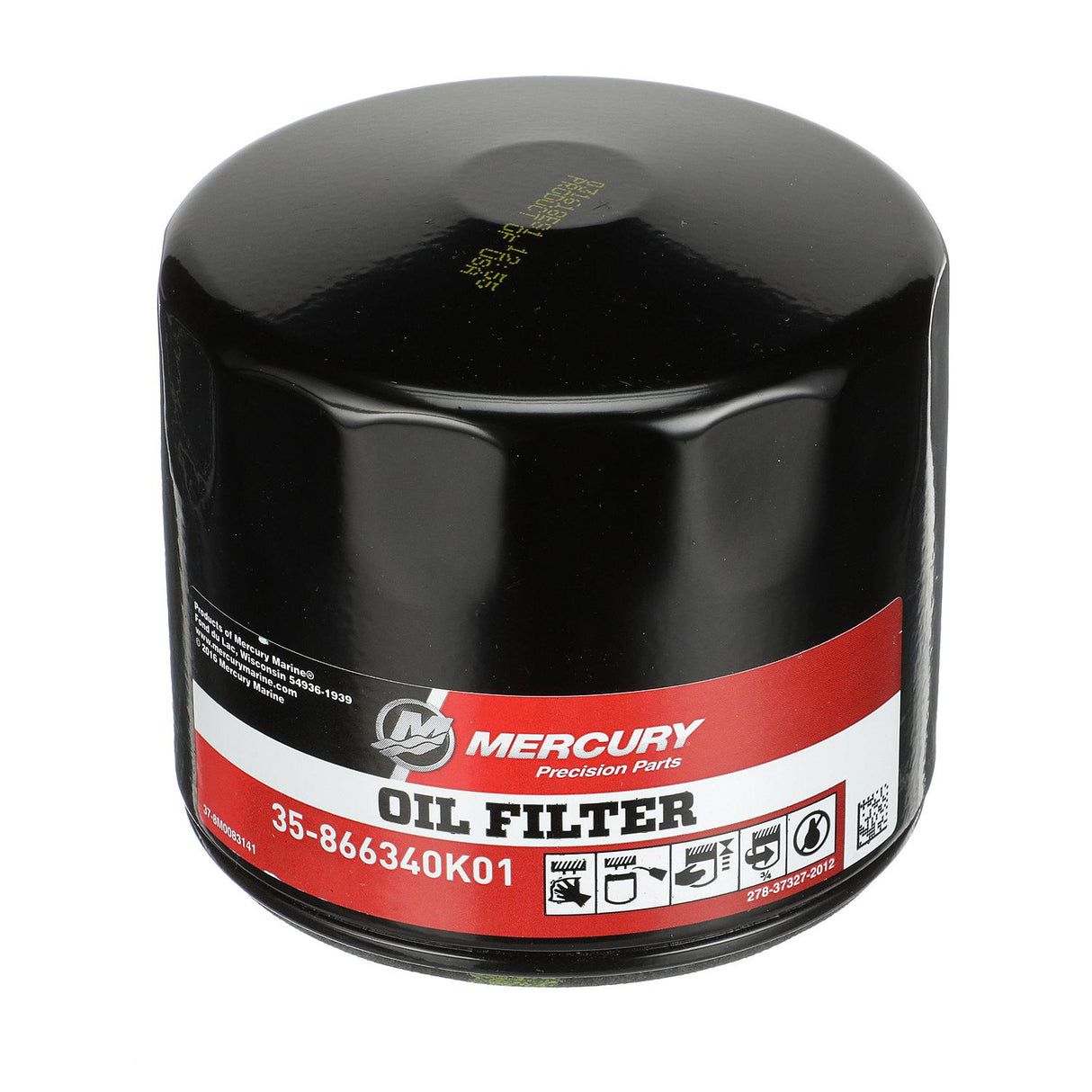 Mercury Oil Filter 866340K01 for MerCruiser Sterndrive and Inboard engines
