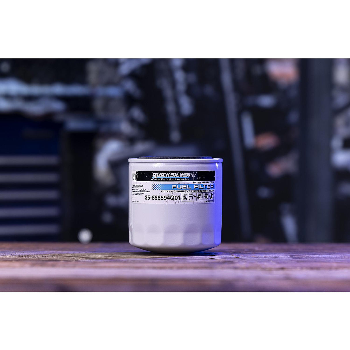 OEM Mercury / Quicksilver 866594Q01 Water Separating Fuel Filter for Select MerCruiser Vazer and 3.0L MPI EC Engines