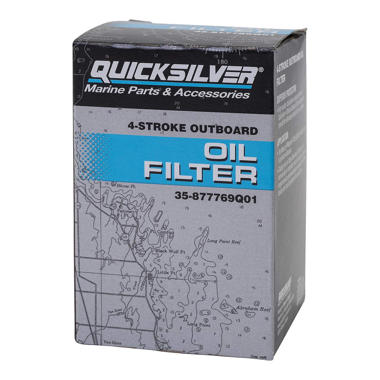 OEM Mercury / Quicksilver 877769Q01 Oil Filter for Mercury Verado 6-Cylinder Outboards