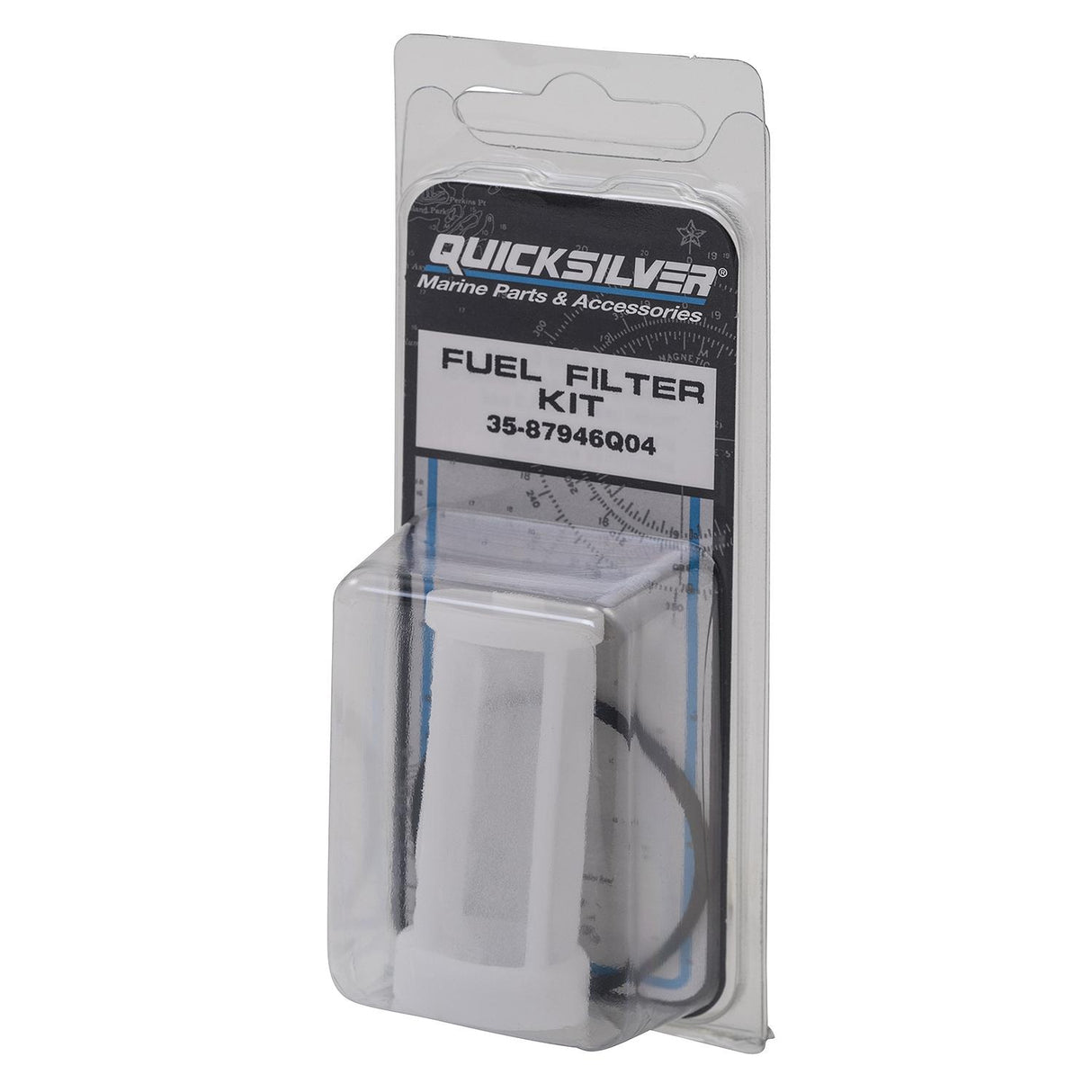 OEM Mercury / Quicksilver 87946Q04 Inline Fuel Filter Element for Select Mercury 6-60hp 2-Stroke Outboards