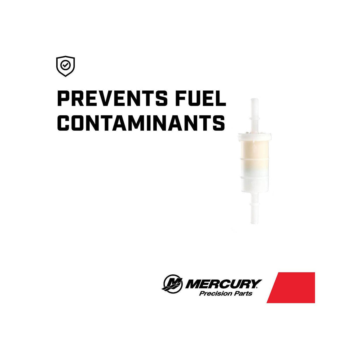 Mercury In-Line Fuel Filter 879885K for Select Mercury 30-400hp FourStroke Outboards