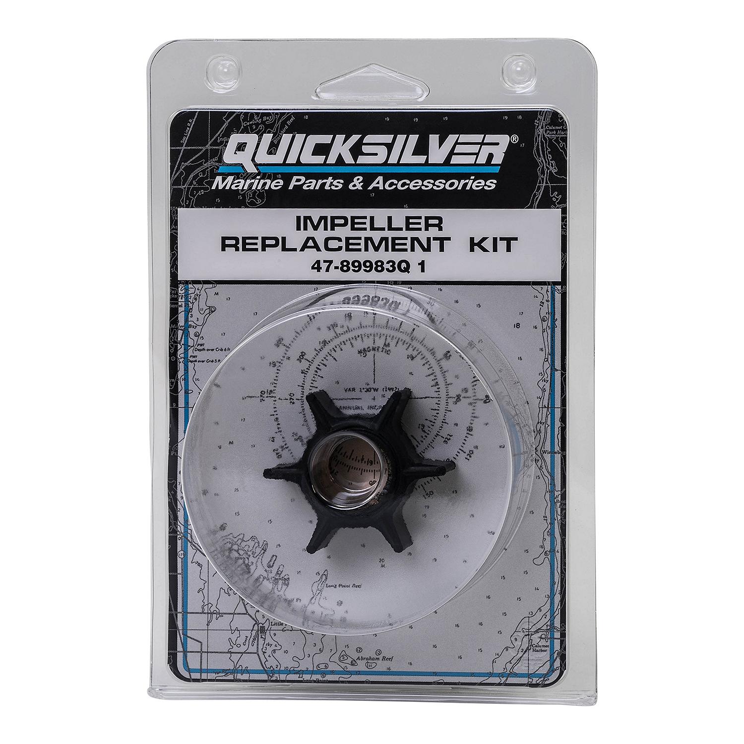 OEM Mercury / Quicksilver 89983Q1 Water Pump Repair Kit for Mercury and Mariner 30-70hp Outboards and Jet Drive Outboards