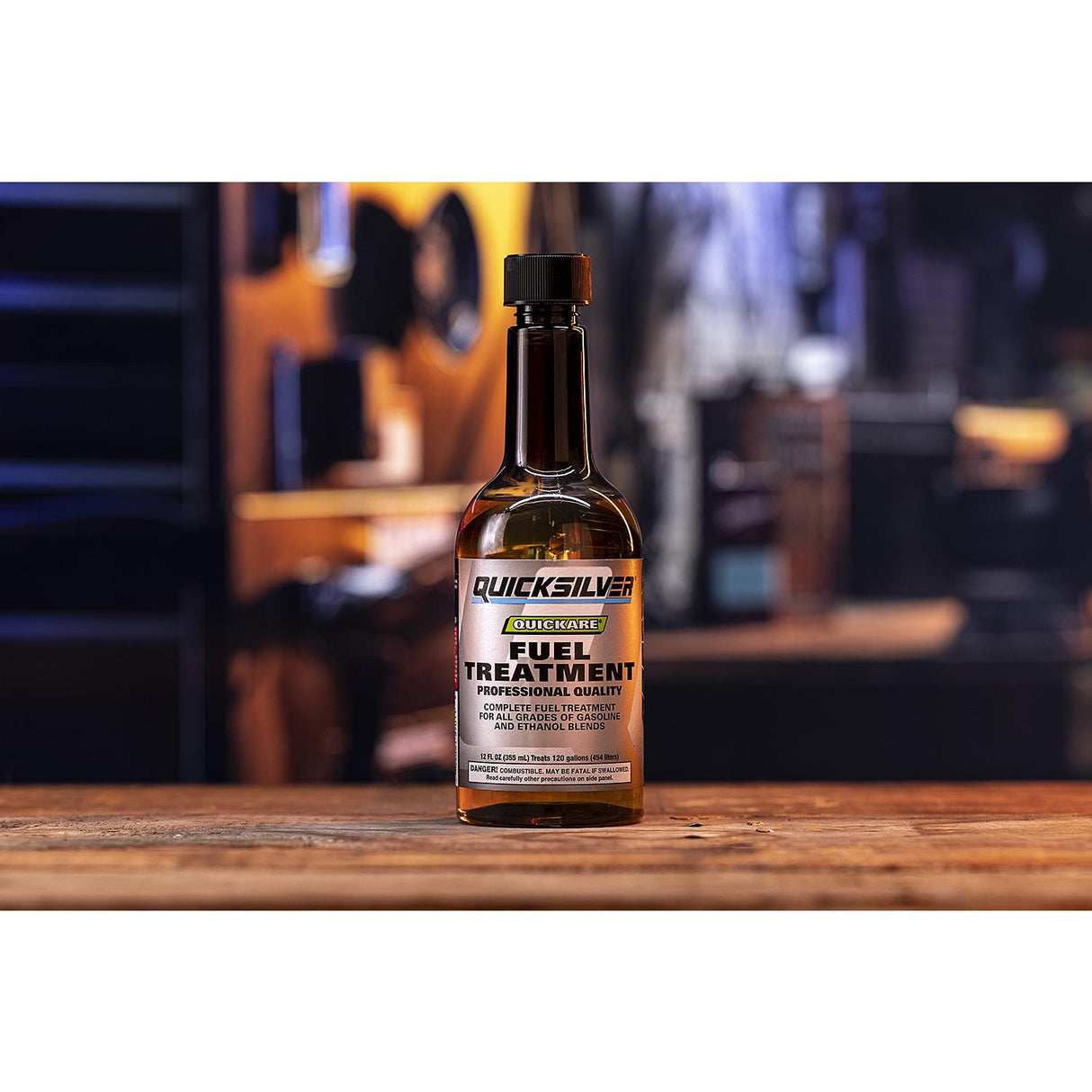 OEM Mercury / Quicksilver Quickare 8M0047920 Fuel Treatment Additive, 12 Oz.