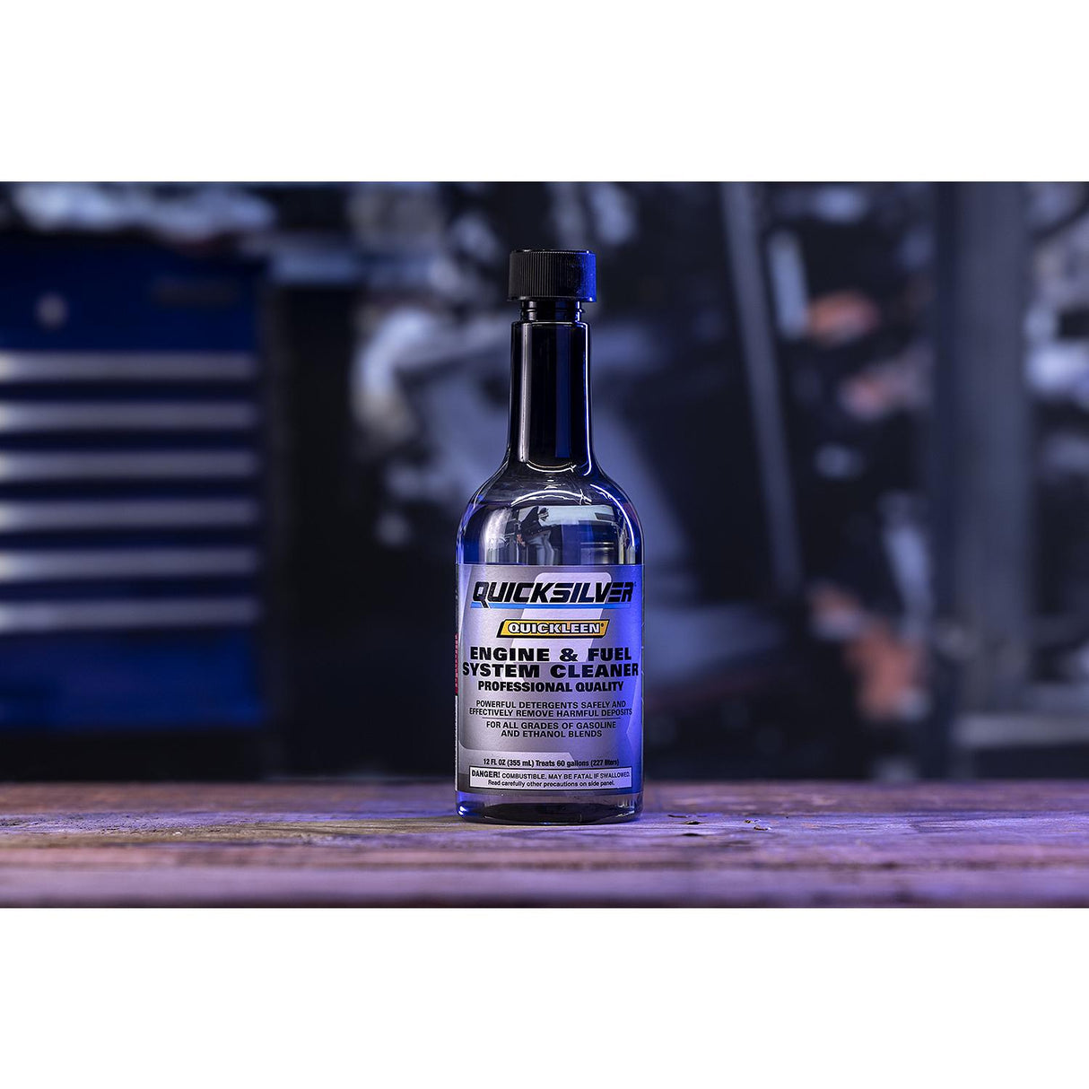 OEM Mercury / Quicksilver 8M0047921 Quickleen Engine & Fuel System Cleaner, 12 Oz.