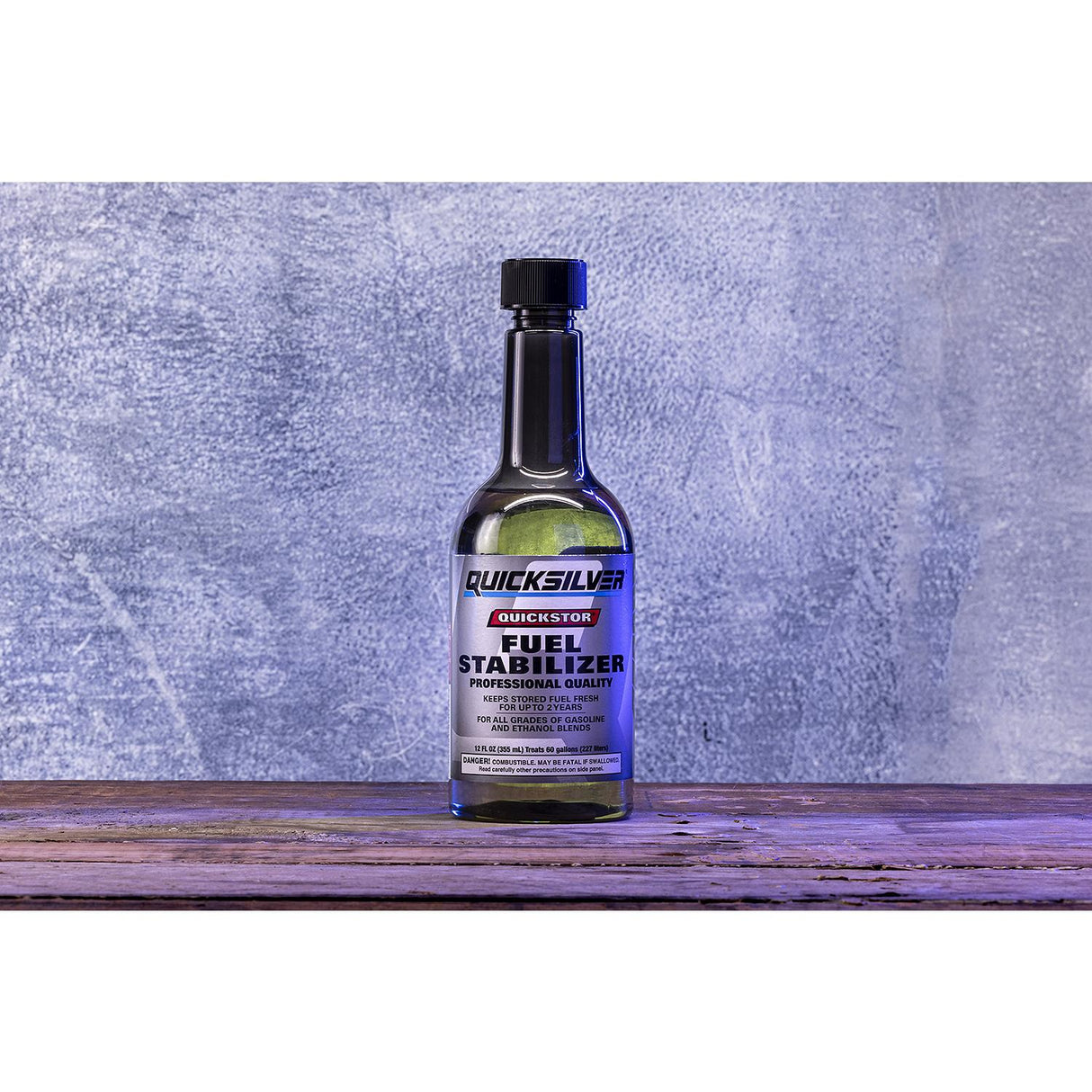 OEM Mercury / Quicksilver 8M0047922 Quickstor Fuel Treatment and Stabilizer, 12 Oz.