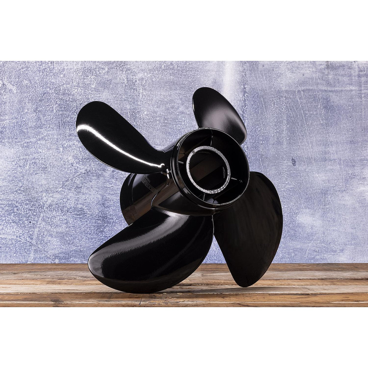 OEM Mercury / Quicksilver Nemesis 4-Blade Aluminum Propeller, 14" Diameter x 19" Pitch, Right Hand Rotation