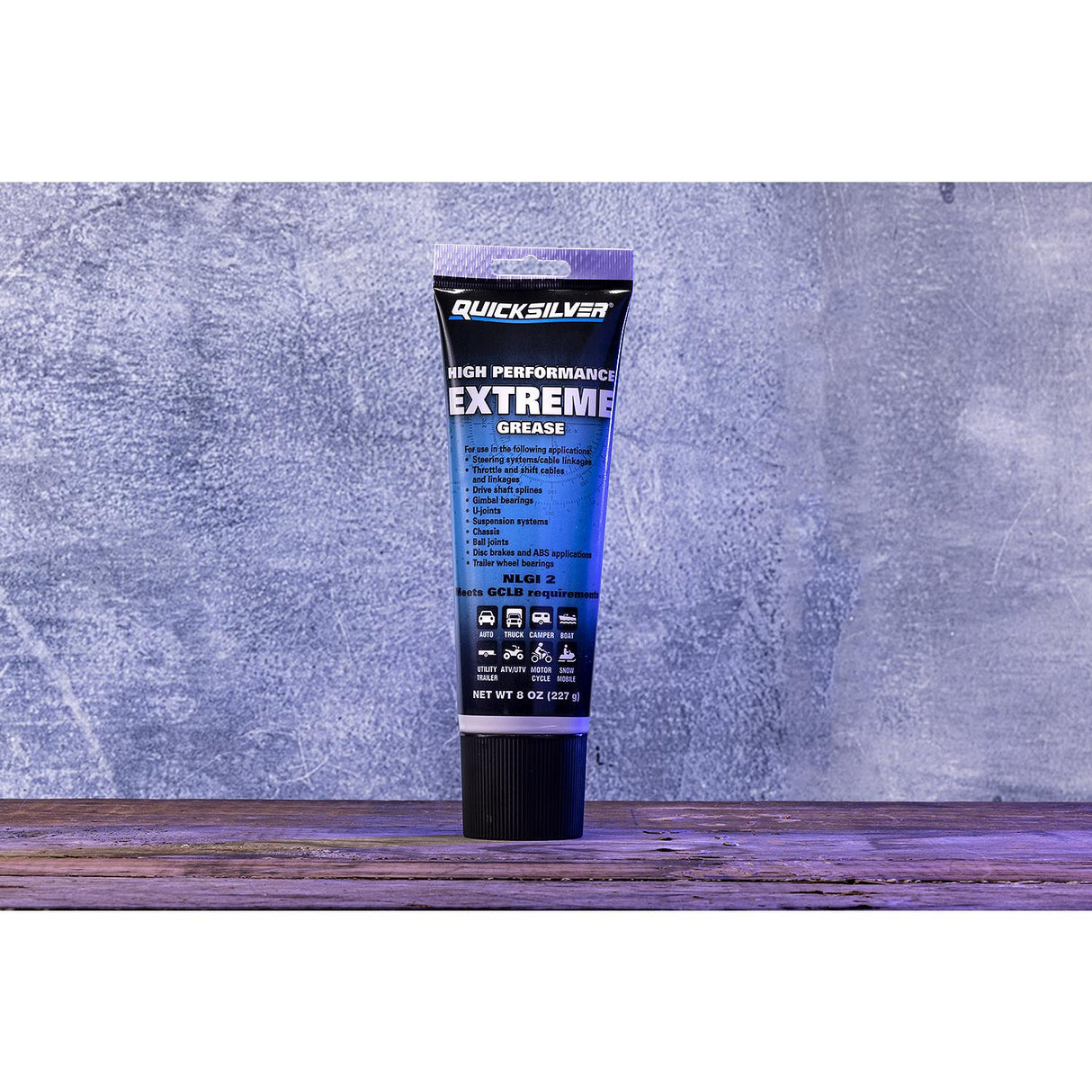 OEM Mercury / Quicksilver 8M0071838 High Performance Multi-Purpose Extreme NLGI 2 Marine Grease, 8 Oz. Tube