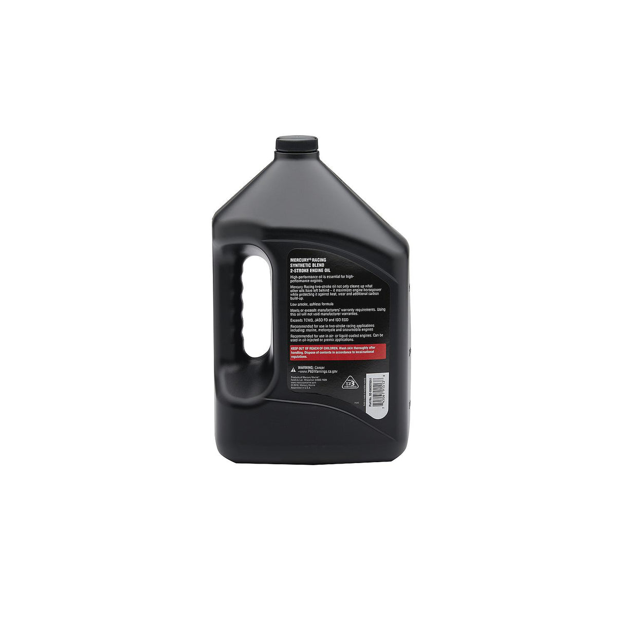 Mercury Racing 8M0078011 Synthetic Blend High Performance 2-Stroke Marine Engine Oil - 1 Gallon
