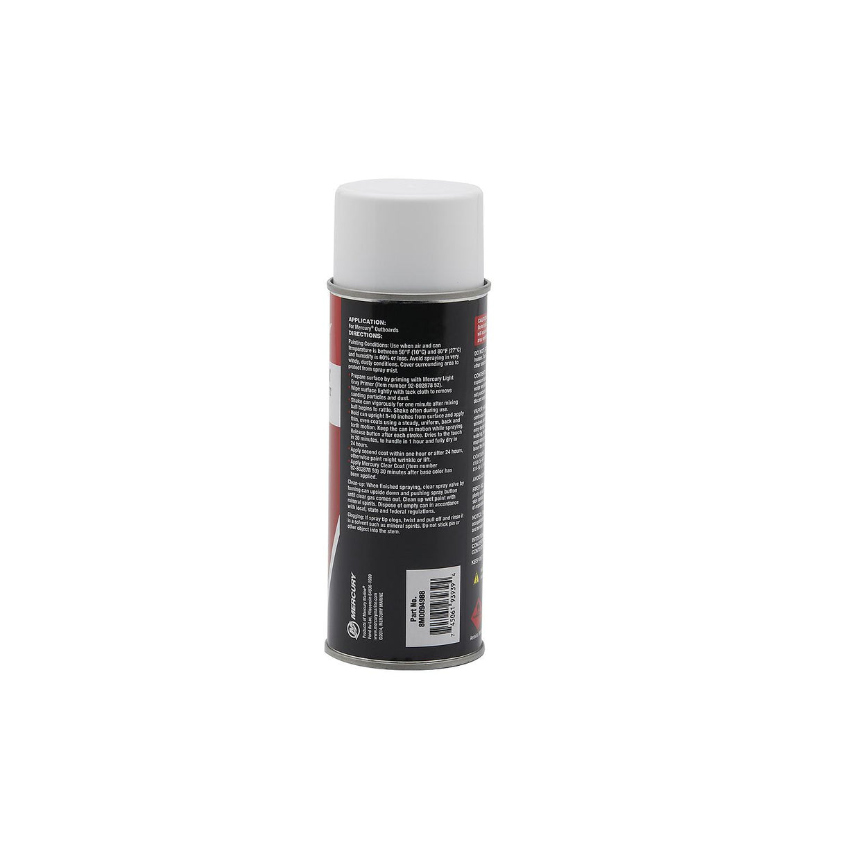 Mercury 8M0094988 Cold Fusion Enamel Spray Paint - 12 oz Spray Can
