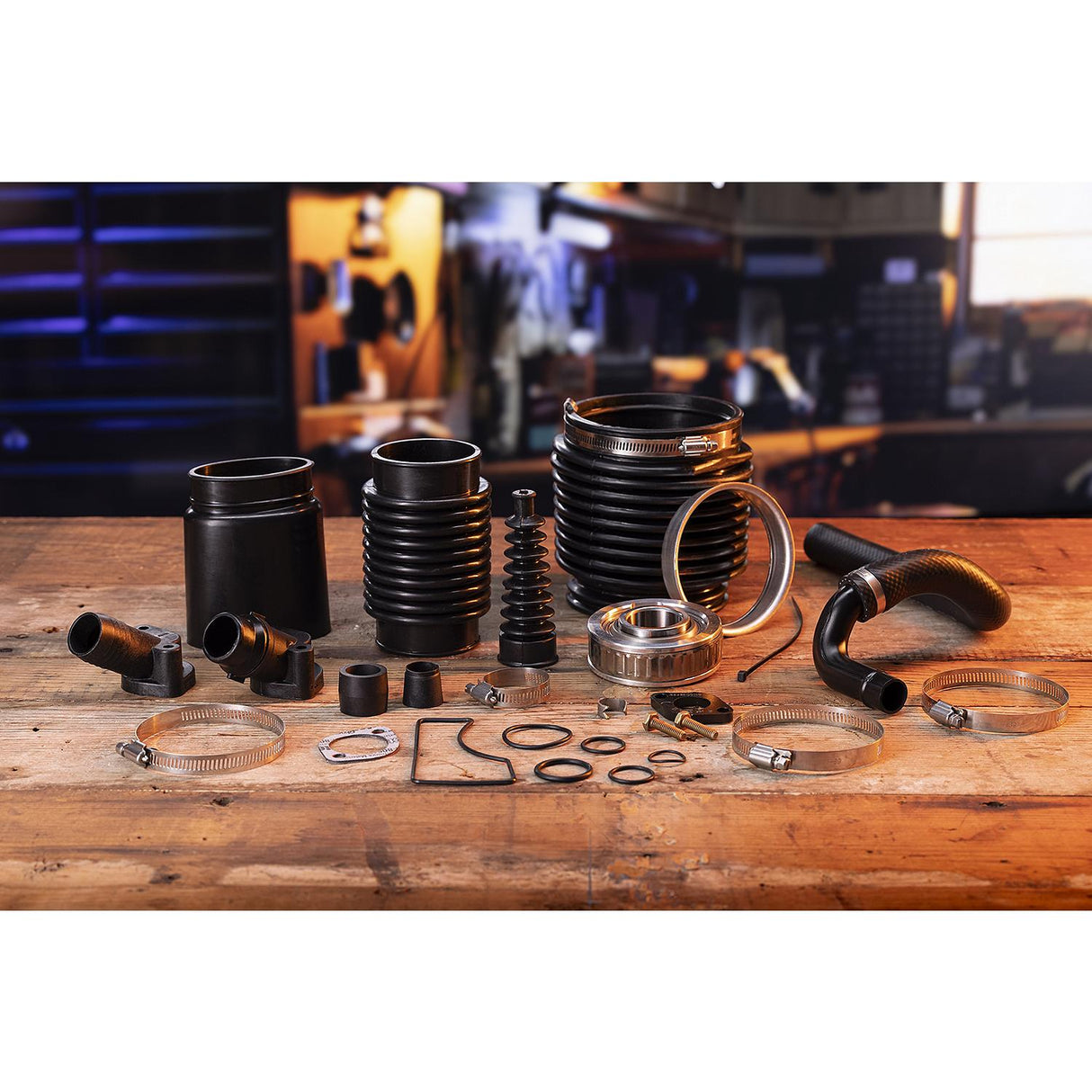 OEM Mercury / Quicksilver 8M0095485 Sterndrive Transom Seal Repair Kit for MerCruiser Bravo and Blackhawk Sterndrives w/ Exhaust Bellows