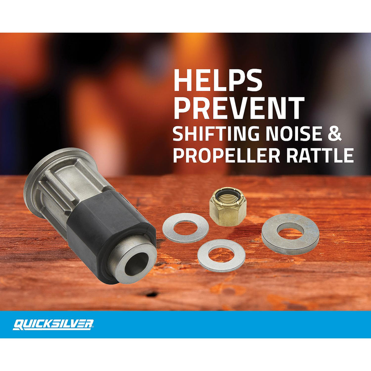 OEM Mercury / Quicksilver 8M0101603 Flo-Torq SSR HD Propeller Hub Kit Mercury 200-400hp 4-Stroke Outboards w/ 1.25 In. Diameter Prop Shaft