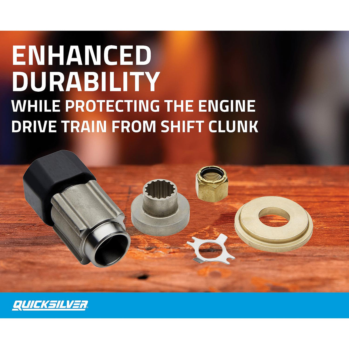 OEM Mercury / Quicksilver 8M0101604 Flo-Torq SSR Solid Propeller Hub Kit Mercury 40hp CT-350hp 4-Stroke Outboards w/ 1 In. Diameter Prop Shaft