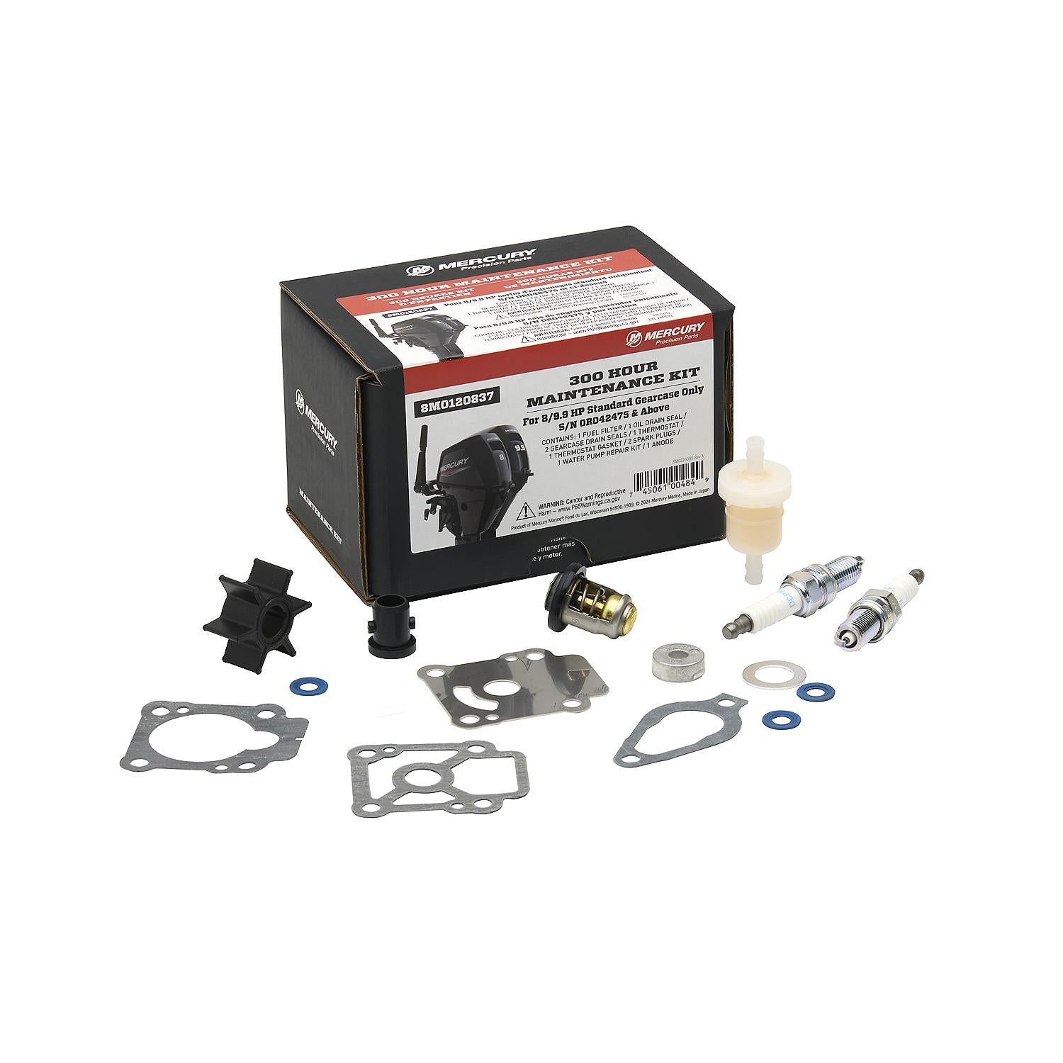 Mercury 8-9.9hp FourStroke 300 Hour Maintenance Kit