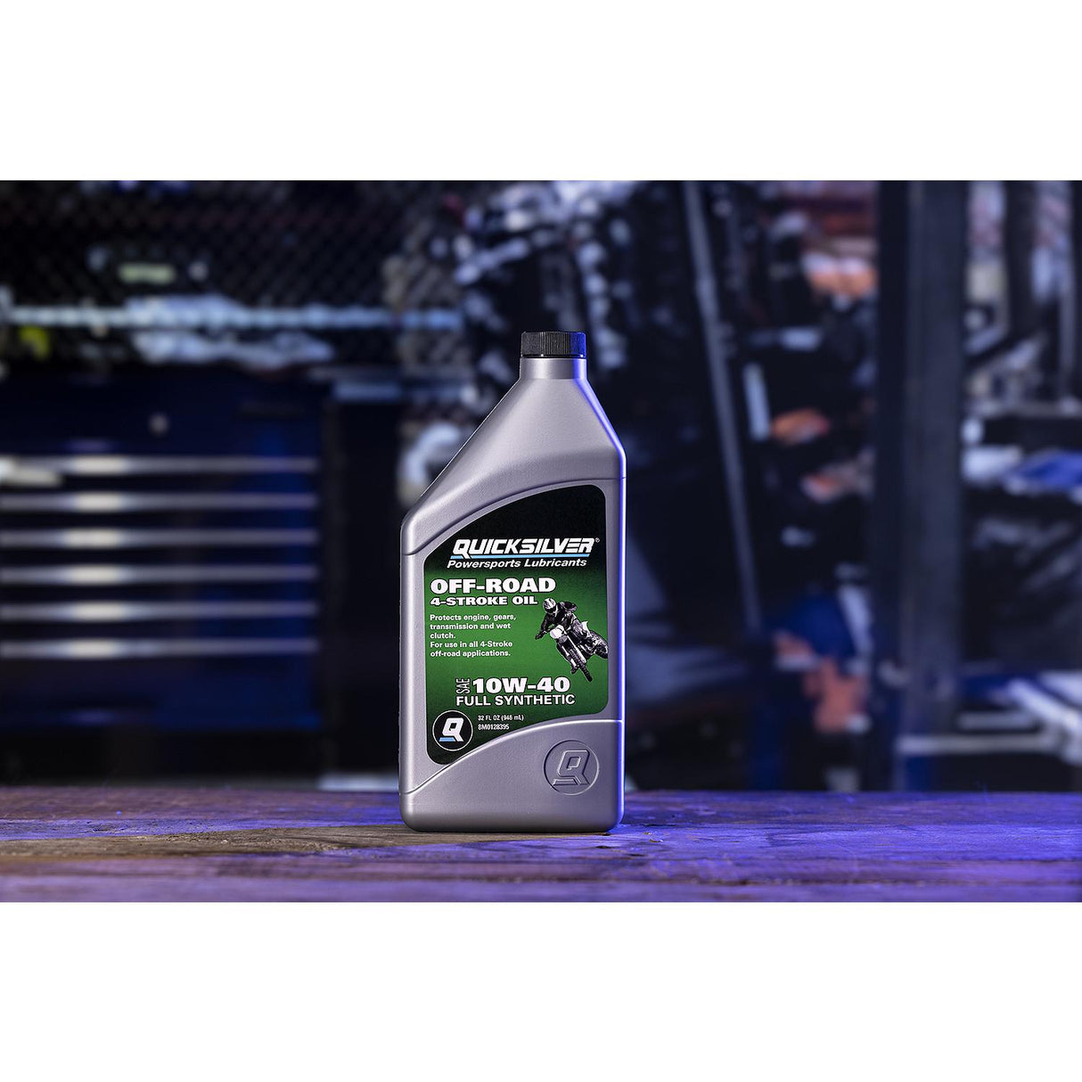 OEM Mercury / Quicksilver 10W-40 Full Synthetic Off Road Engine Oil, 1 Qt.