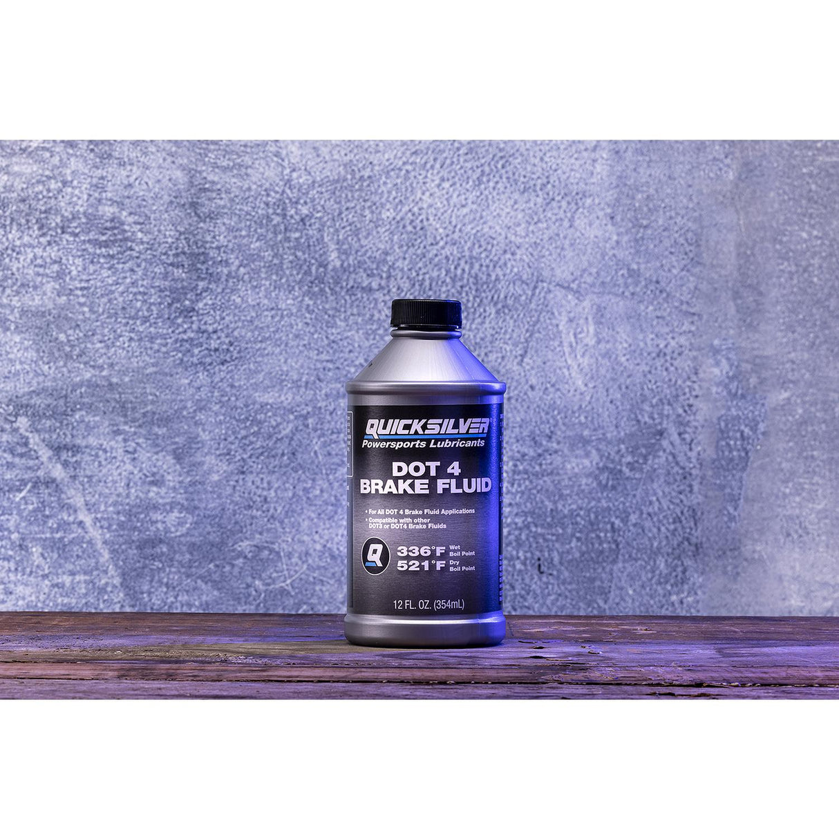 OEM Mercury / Quicksilver 8M0128415 DOT 4 Brake Fluid for Marine, Automotive and Powersports Brake Systems, 12 oz.