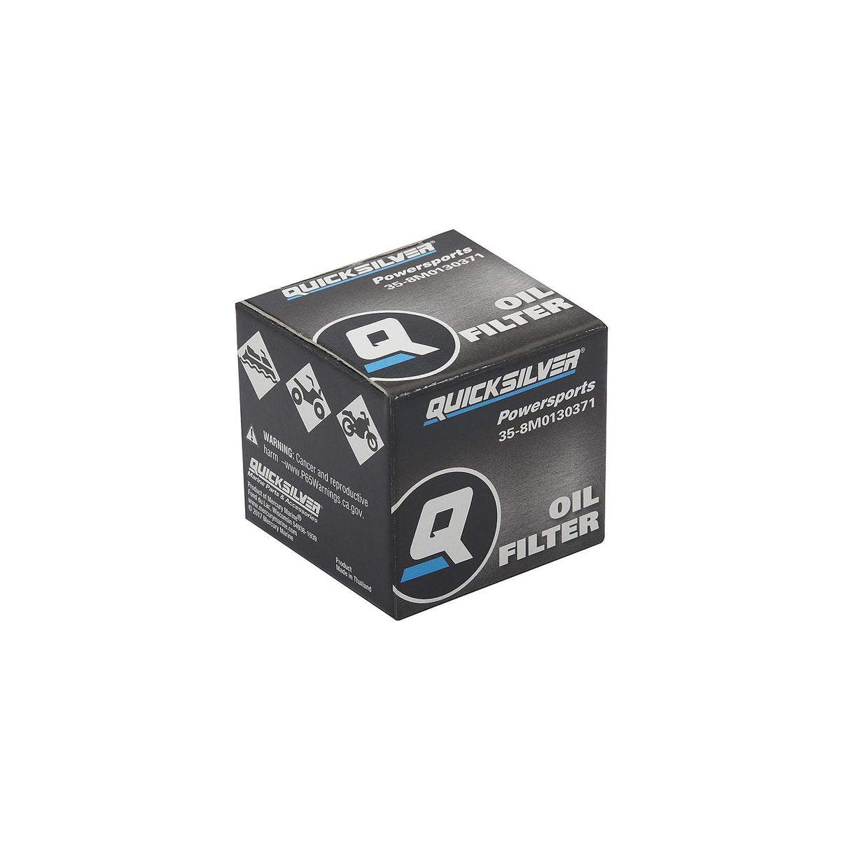 OEM Mercury / Quicksilver 8M0130371 Oil Filter, Honda, Husqvarna, Polaris
