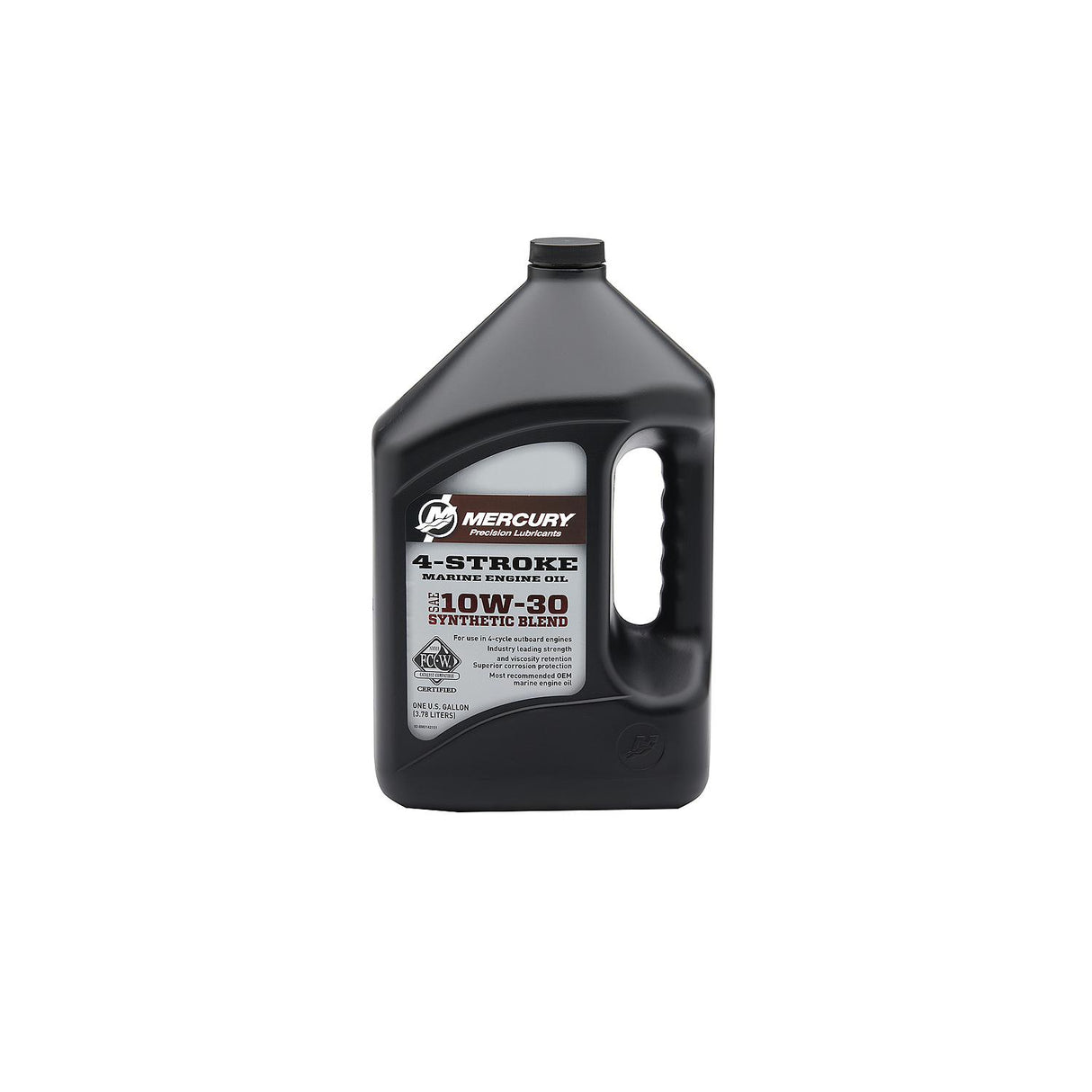 Mercury 8M0142151 SAE 10W-30 Synthetic Blend 4-Stroke Marine Engine Oil - 1 Gallon