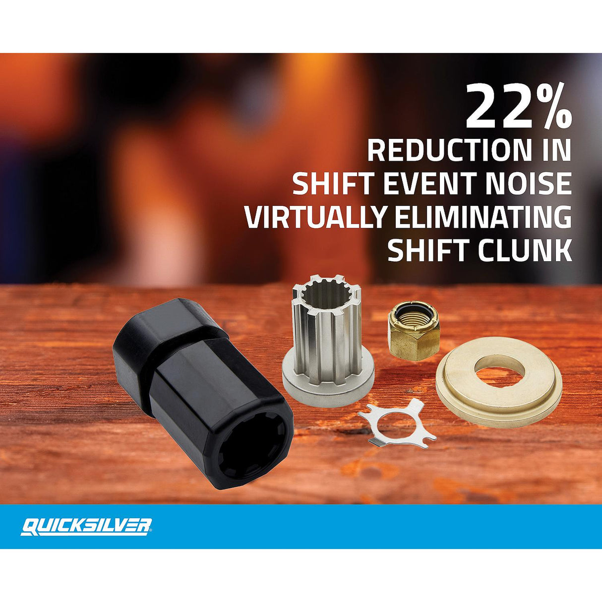 OEM Mercury / Quicksilver 8M0150152 Flo-Torq SSR Propeller Hub Kit Mercury 40hp CT-225hp 4-Stroke Outboards w/ 1 In. Diameter Prop Shaft