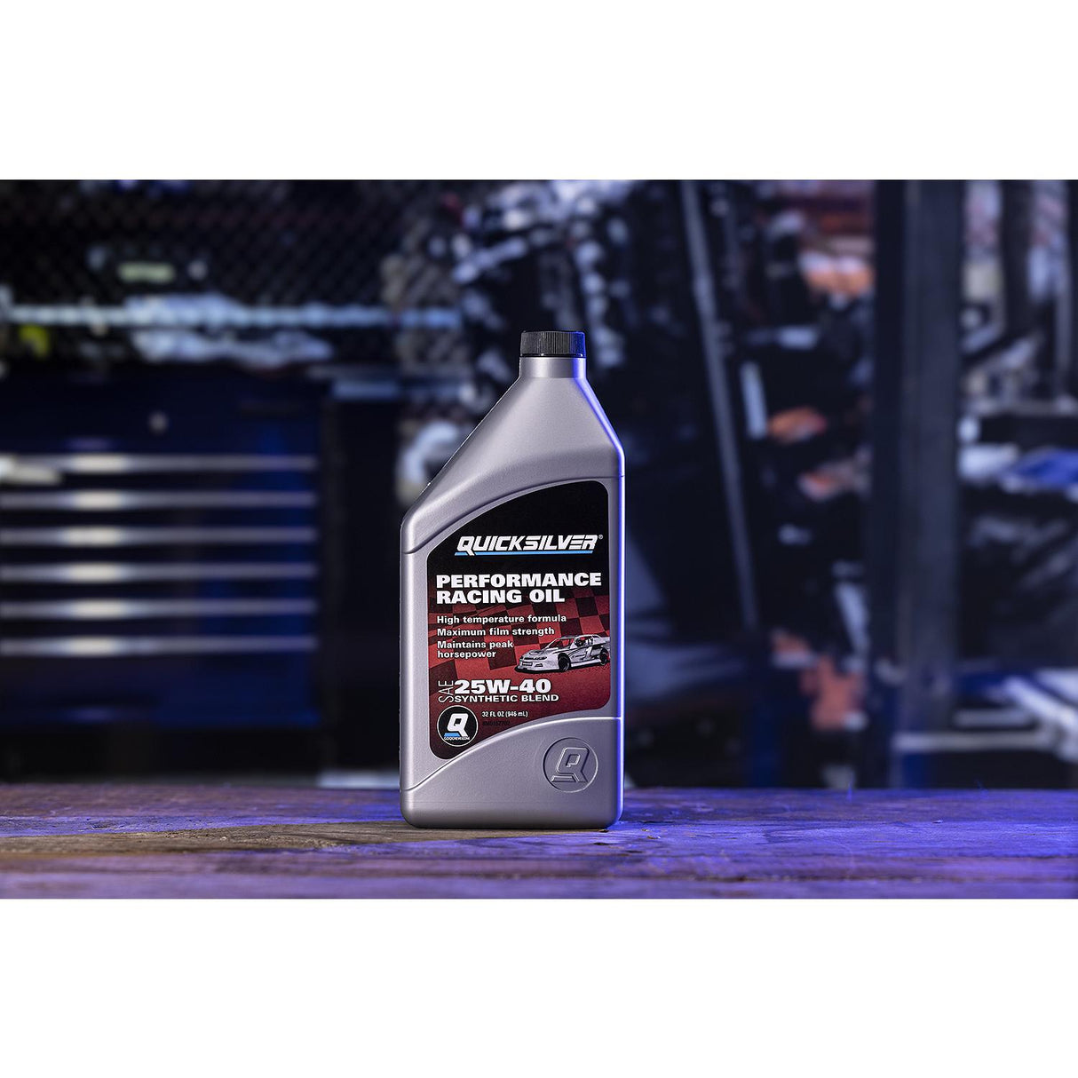 OEM Mercury / Quicksilver 8M0157702 25W-40 Synthetic Performance Racing Oil, 1 Qt.