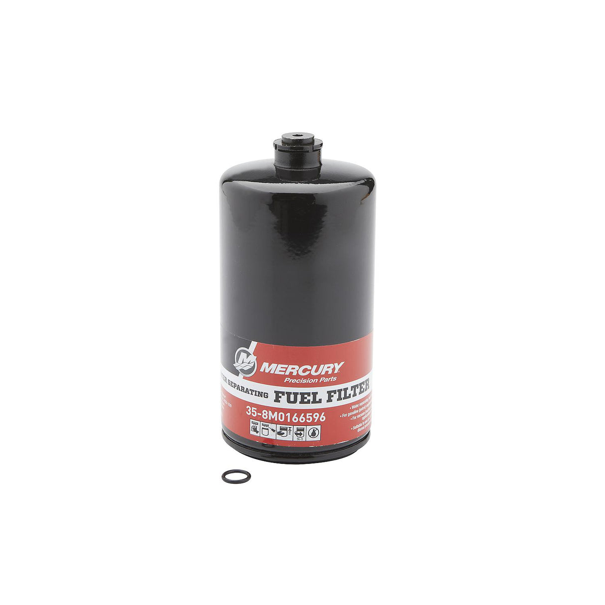 Mercury Water Separating Fuel Filter 8M0166596 for Mercury Racing 450R and 500R Mercury 7.6L V12 600hp Verado and 500hp SeaPro Outboards