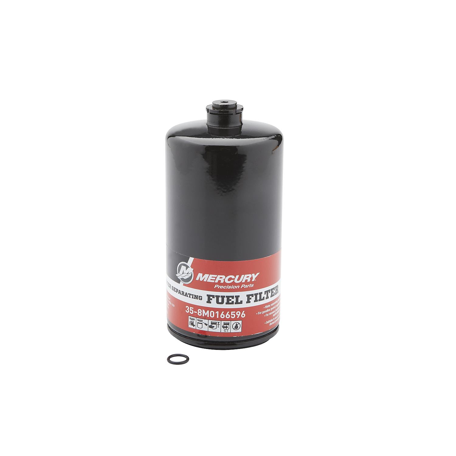 Mercury Water Separating Fuel Filter 8M0166596 for Mercury Racing 450R and 500R Mercury 7.6L V12 600hp Verado and 500hp SeaPro Outboards