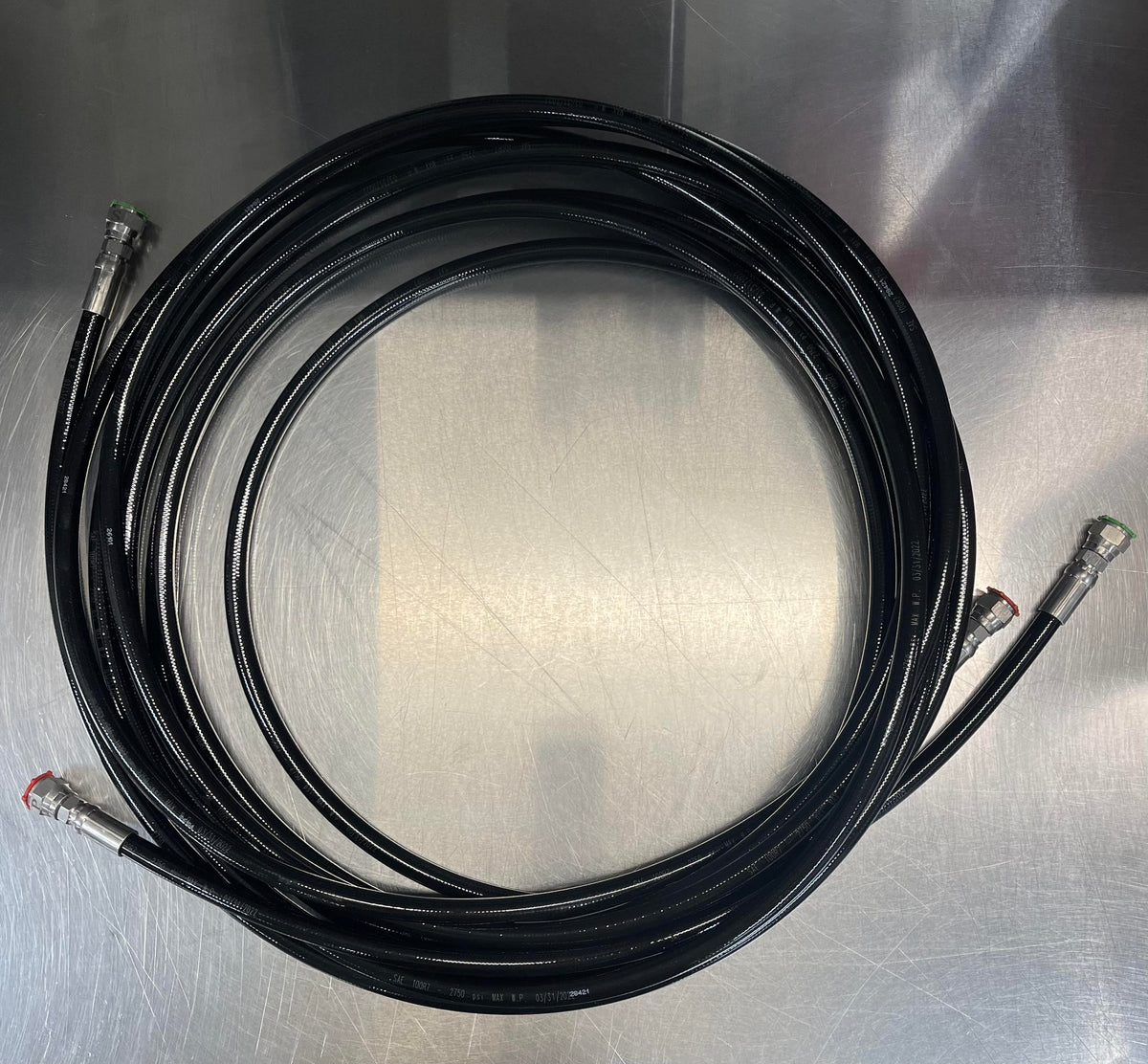 OEM Quicksilver 8M0167293 20-ft Power/Hydraulic Steering Hose Kit for Mercury Verado & MerCruiser