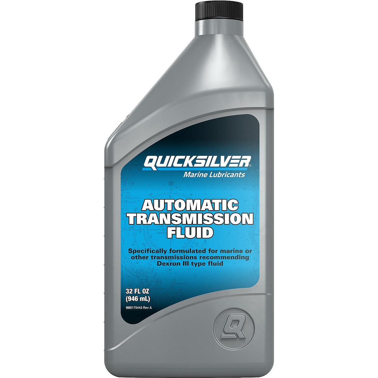 OEM Mercury / Quicksilver 8M0175441 Automatic Transmission Fluid, 1 Qt.