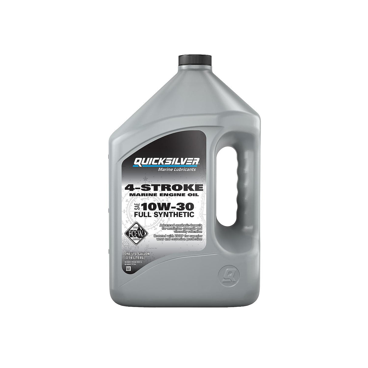 OEM Mercury / Quicksilver 8M0175781 Full Synthetic 10W-30 4-Stroke Marine Engine Oil, 1 Gallon 8M0175781