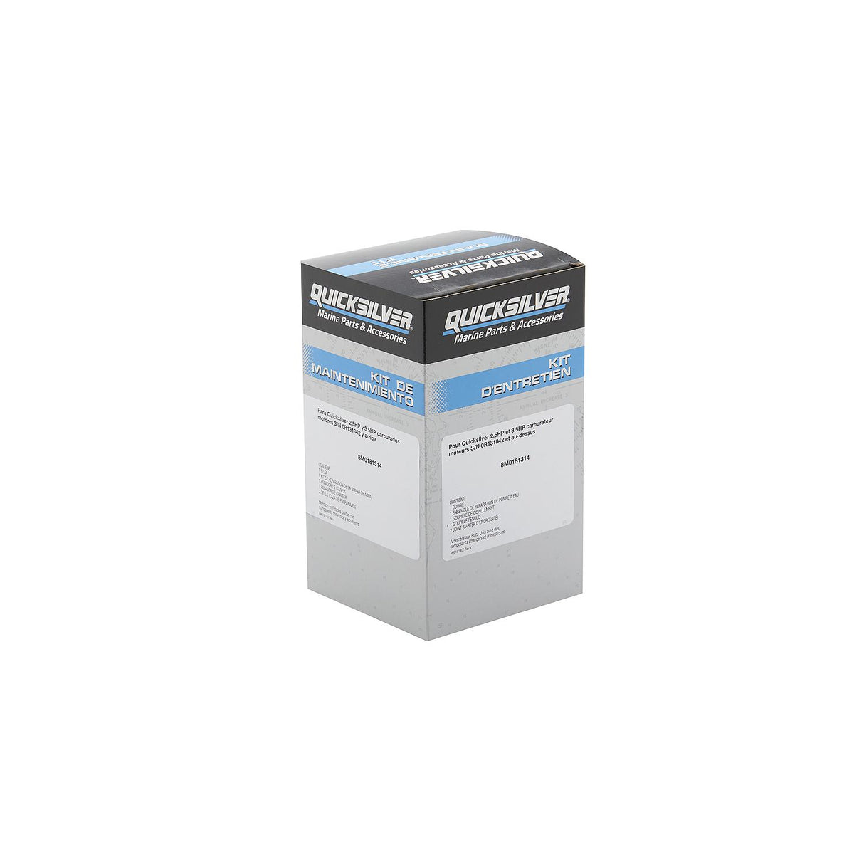 OEM Mercury / Quicksilver 8M0181314 Outboard Service Kit Mercury 2.5/3.5hp Carbureted