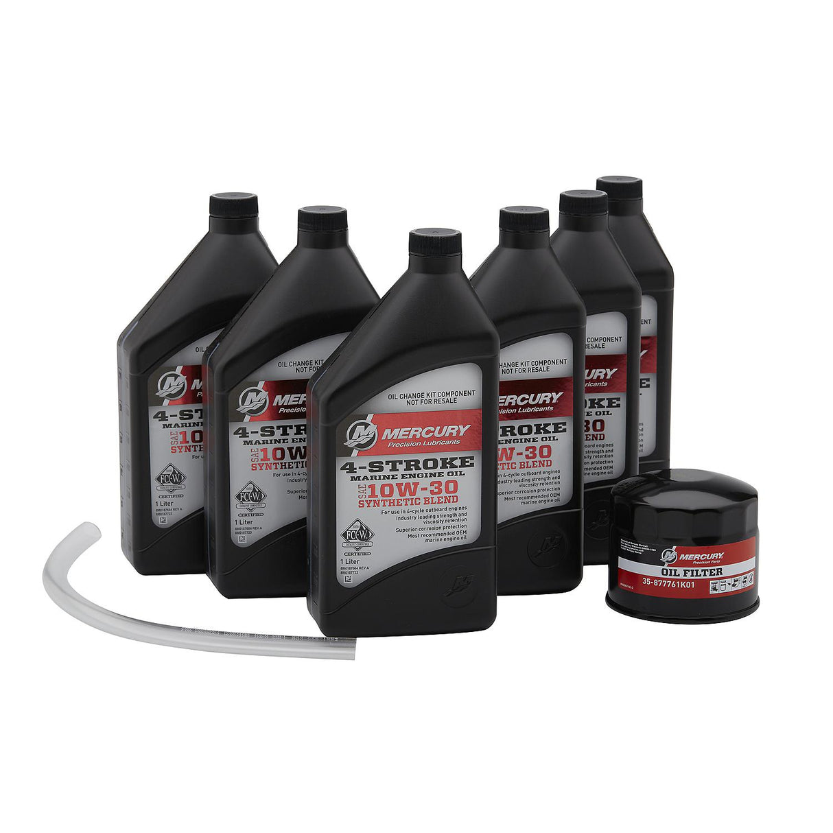 Mercury 8M0188357 SAE 10W-30 4-Stroke Outboard Oil Change Kit for Mercury and Mariner 150hp Outboards