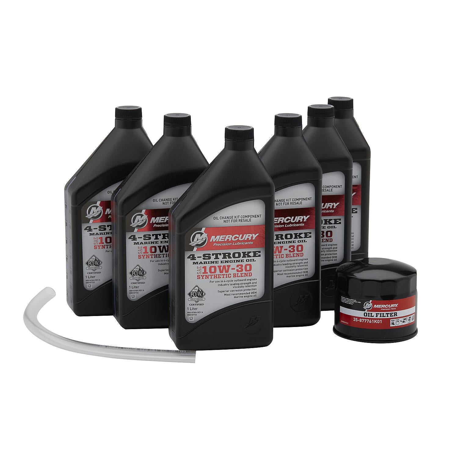 Mercury 8M0188357 SAE 10W-30 4-Stroke Outboard Oil Change Kit for Mercury and Mariner 150hp Outboards