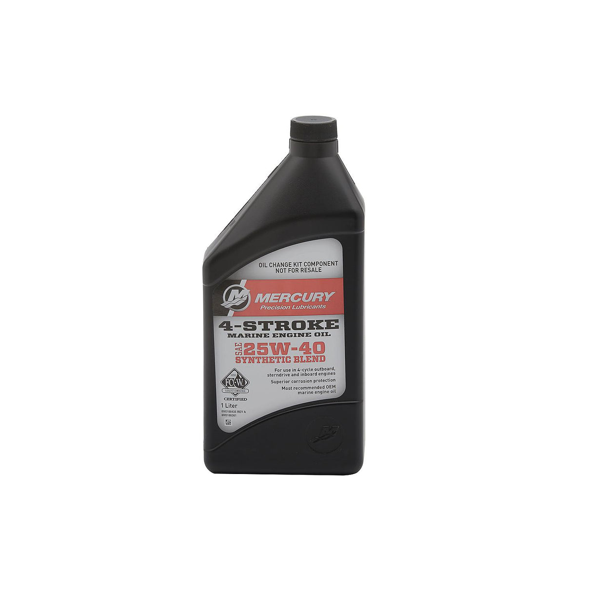 Mercury 8M0188358 SAE 25W-40 4-Stroke Outboard Oil Change Kit for Mercury L4 150-200hp Verado Outboards