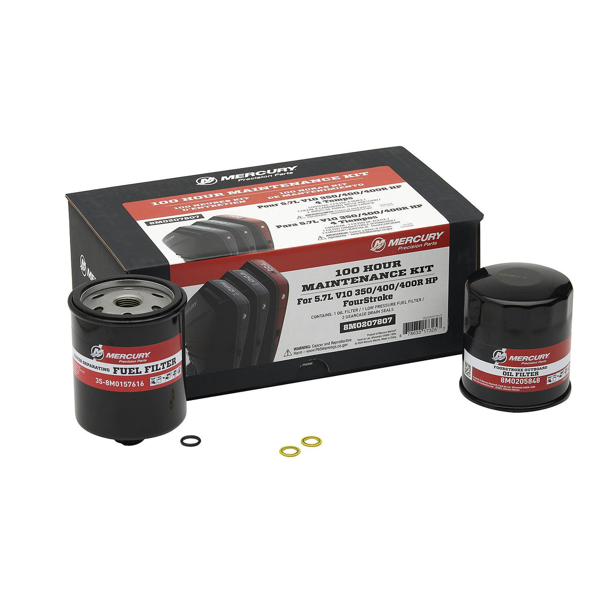 Mercury V10 350-400hp Verado 100 Hour Maintenance Kit