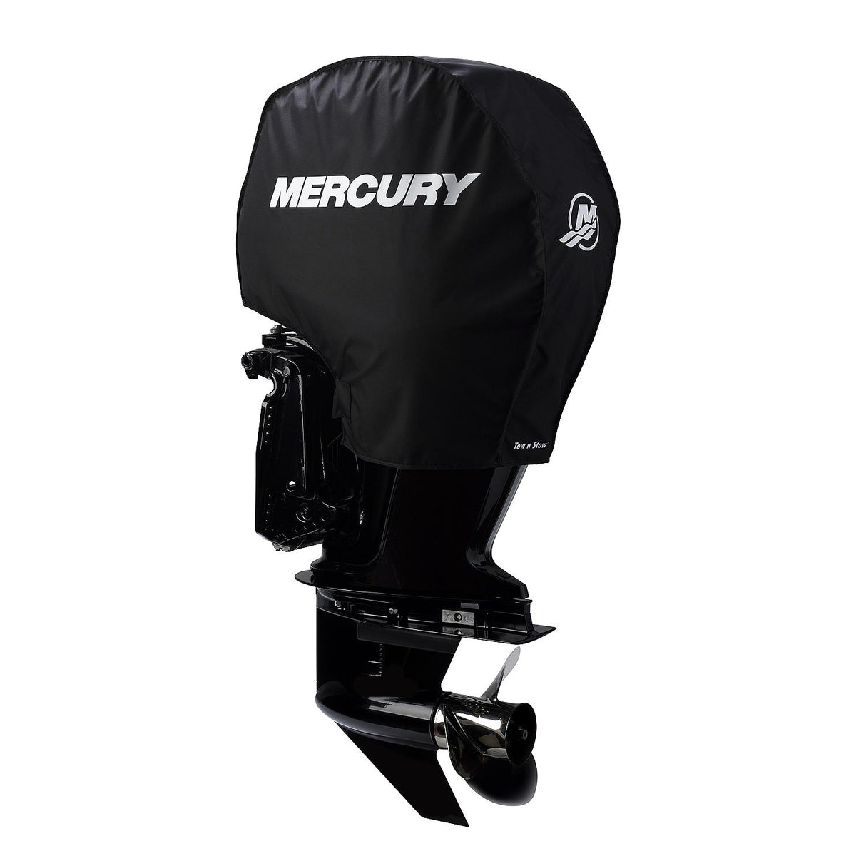 Mercury Marine Tow N Stow Outboard Cover 75-115hp FourStroke, Black