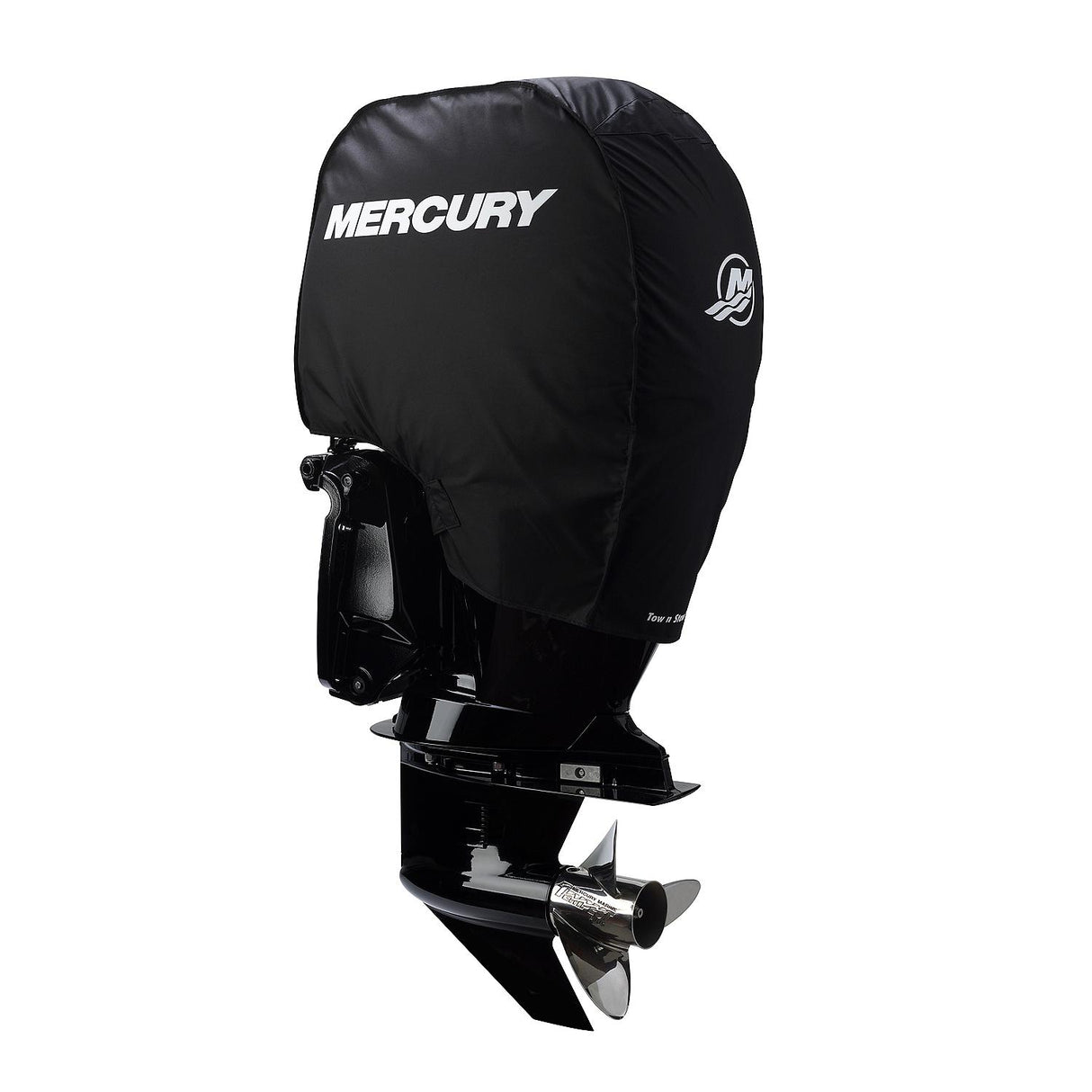 Mercury Marine Tow N Stow Outboard Cover 150hp FourStroke, Black