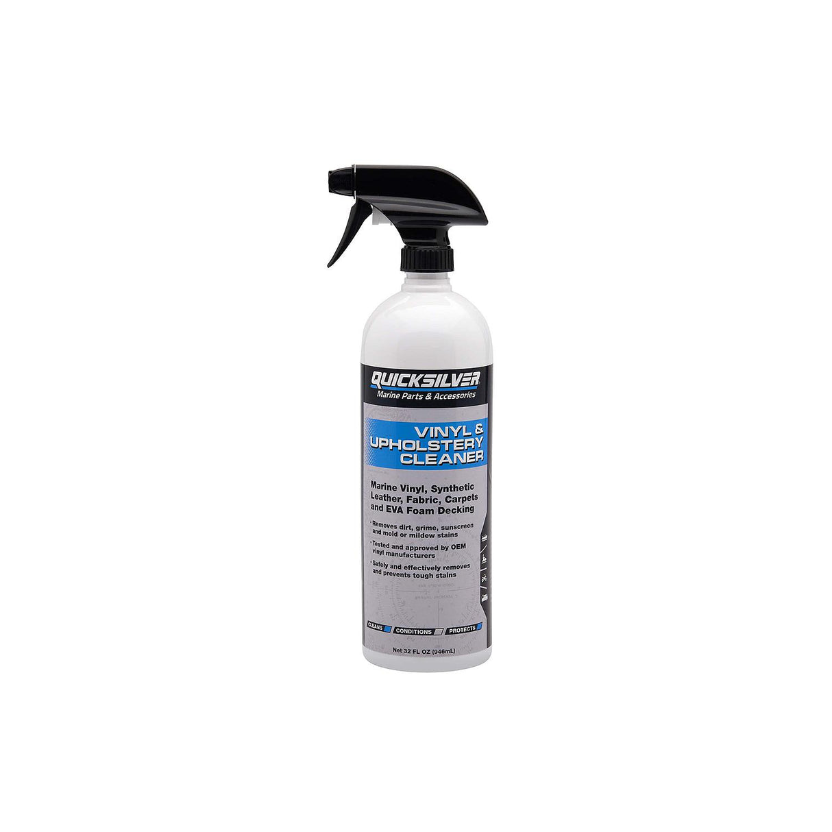 OEM Mercury / Quicksilver Vinyl & Upholstery Cleaner Multi Cleaner For Boat's, RV's, Powersports and Home - 32 oz. 8M0231471