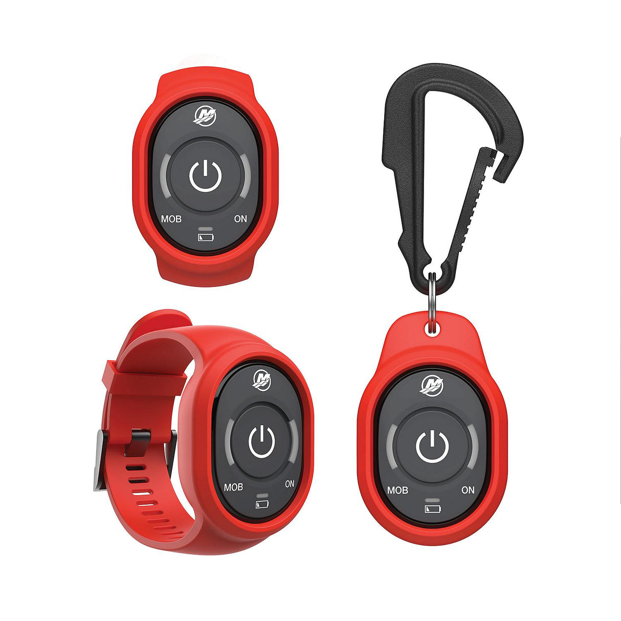 Wearable Fob Kit, Mercury SmartCraft Engines, Captain Fob, Wristband & Carabiner Clip, 8M6007943