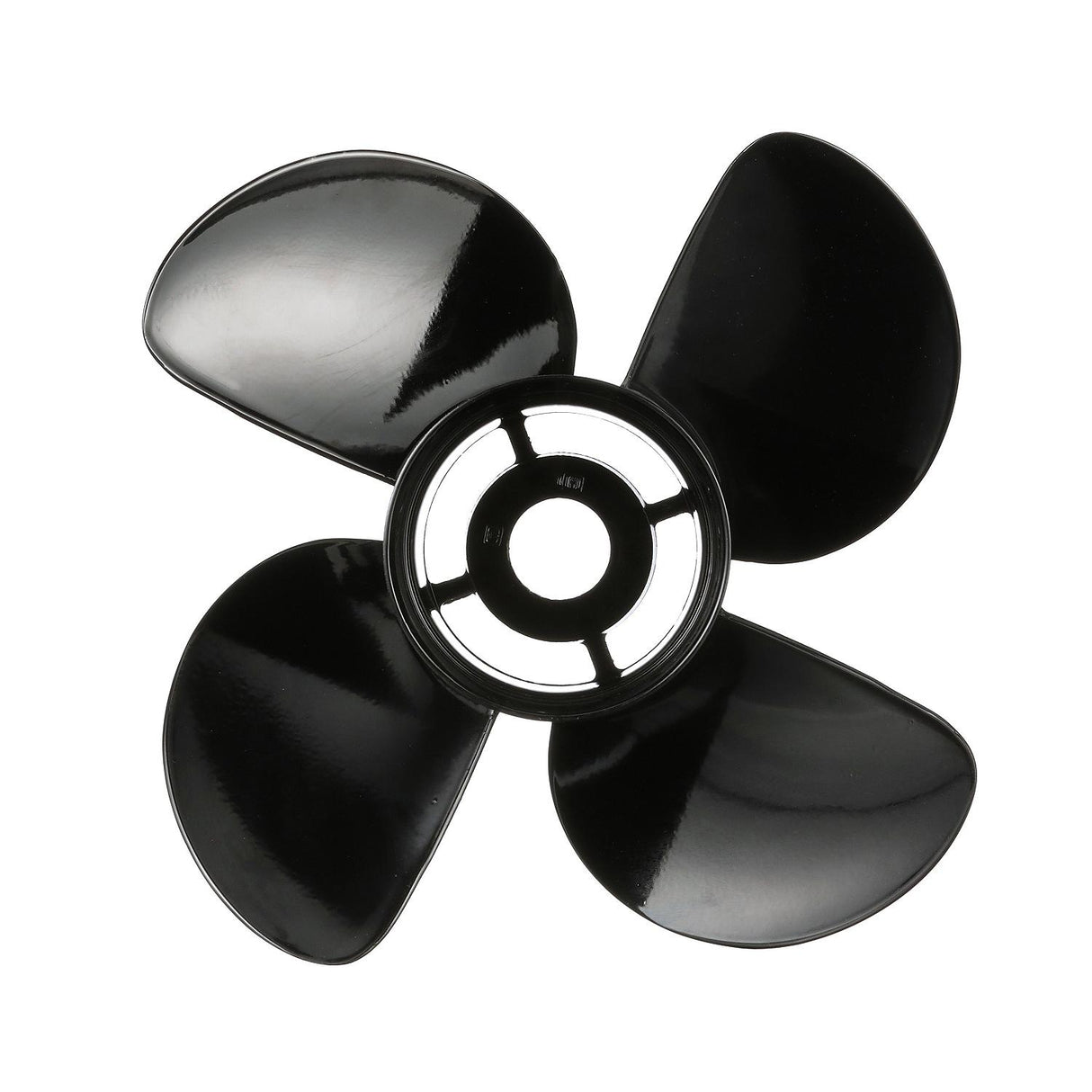 OEM Mercury / Quicksilver Nemesis 4-Blade Aluminum Propeller, 13.8" Diameter x 13" Pitch, Right Hand Rotation