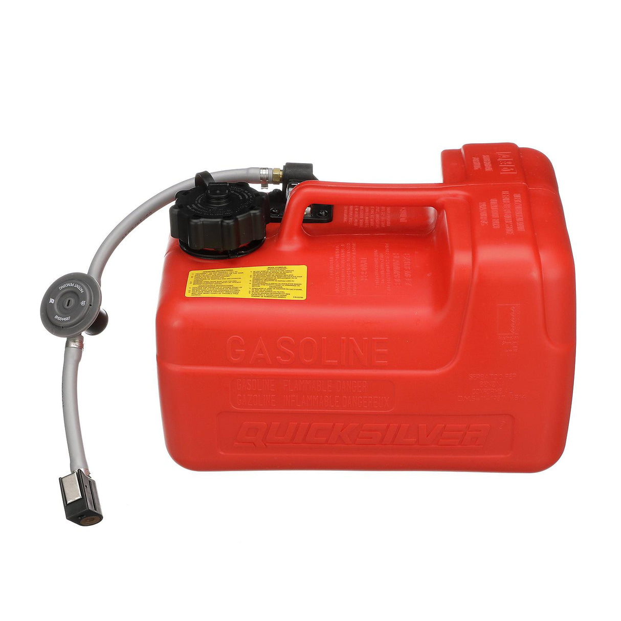 OEM Mercury / Quicksilver 8M0047598 Portable Marine Boat Fuel Tank w/ Fuel Demand Valve, 3.2 Gallon Capacity