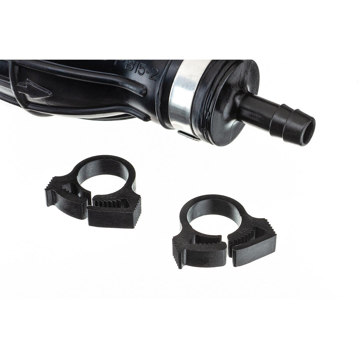 OEM Mercury / Quicksilver 8M0052975 Primer Bulb w/ 2 Hose Clamps for 1/4" (6.35mm) Fuel Lines