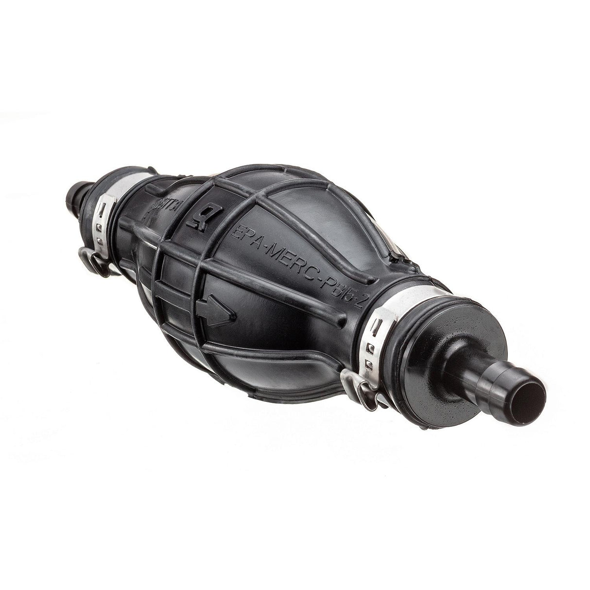 OEM Mercury / Quicksilver 8M0061875 Primer Bulb w/ 2 Hose Clamps for 5/16 In. (8mm) Fuel Lines