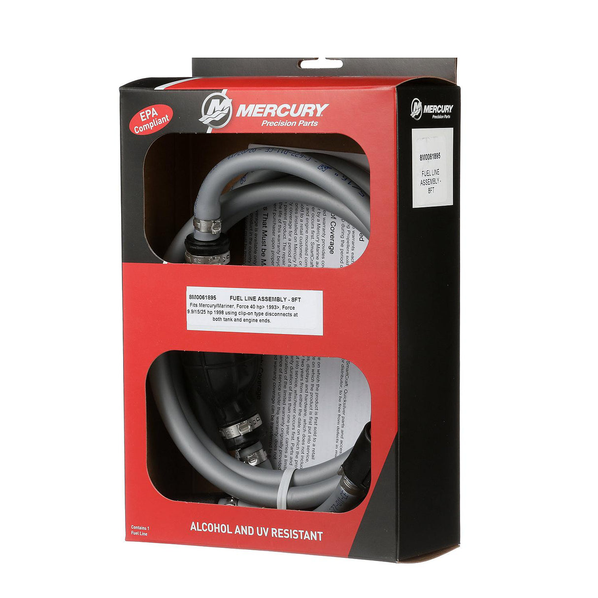 Mercury Fuel Line Assembly 8M0061895 for Select Mercury, Mariner and Force Outboards