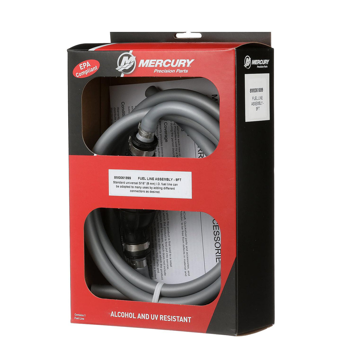 Mercury 5/16 in. (8mm) I.D. Fuel Line Assembly 8M0061899 9 Feet