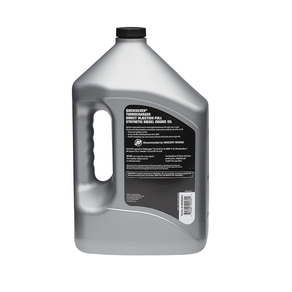 OEM Mercury / Quicksilver 5W-30 Full Synthetic TDI Diesel Engine Oil, 4 Liter