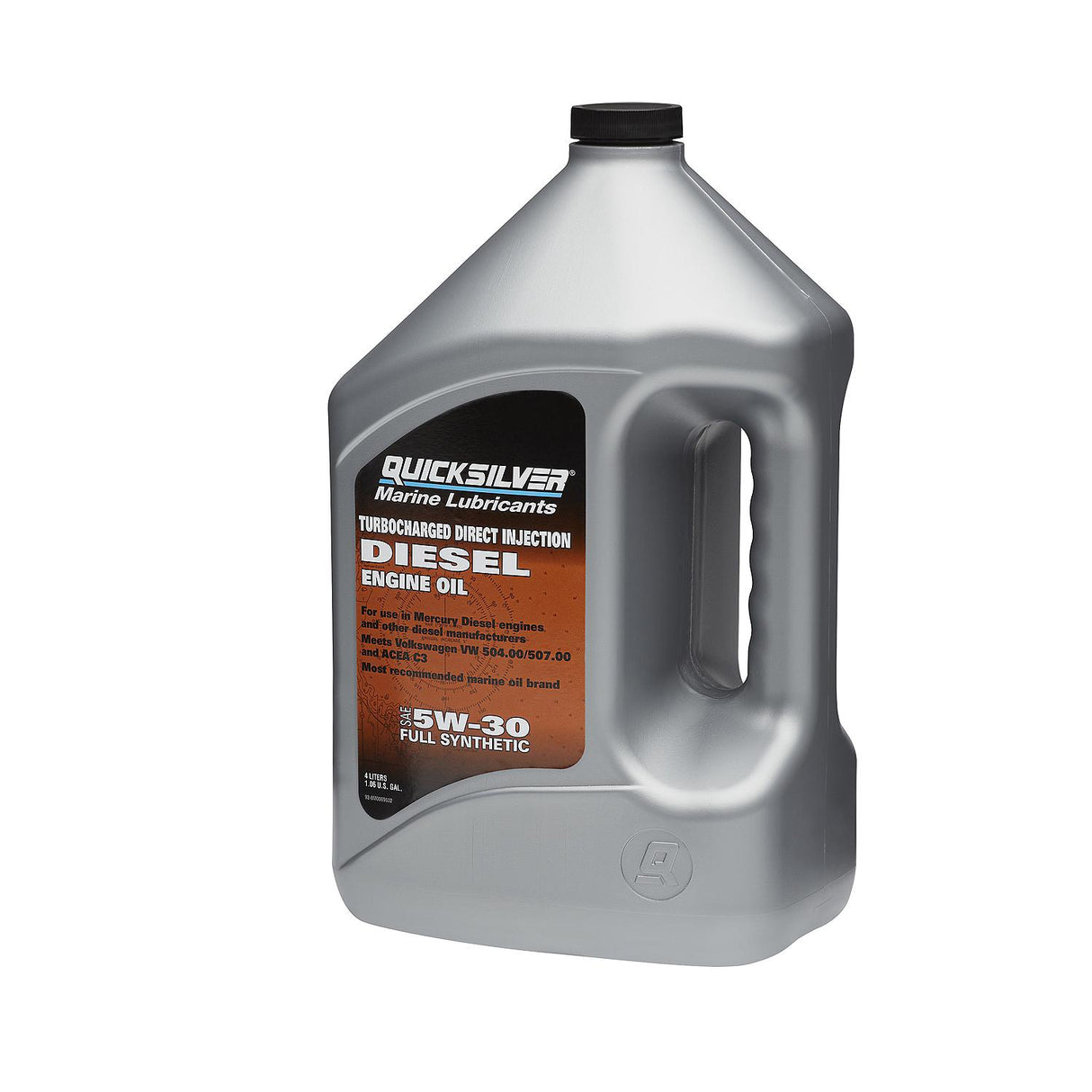 OEM Mercury / Quicksilver 5W-30 Full Synthetic TDI Diesel Engine Oil, 4 Liter