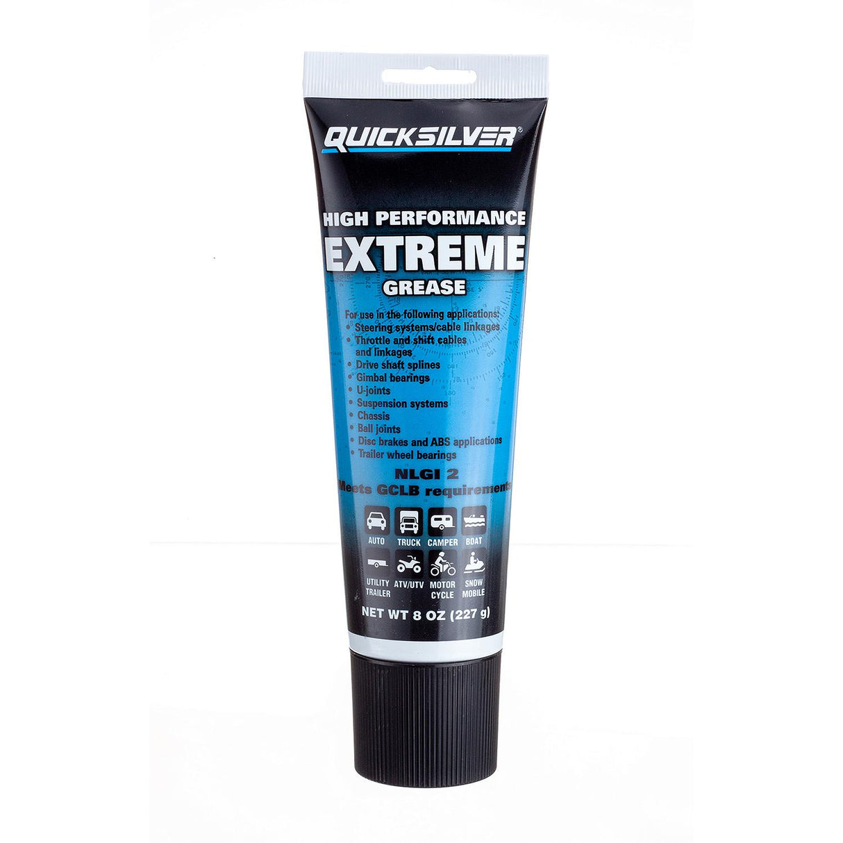 OEM Mercury / Quicksilver 8M0071838 High Performance Multi-Purpose Extreme NLGI 2 Marine Grease, 8 Oz. Tube