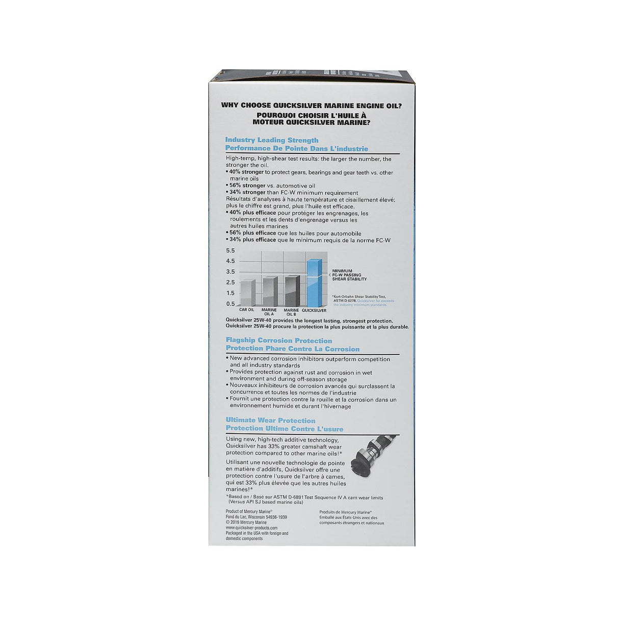 OEM Mercury / Quicksilver 25W-40 Oil Change Kit for 4-Stroke 15hp and 20hp Mercury Outboards