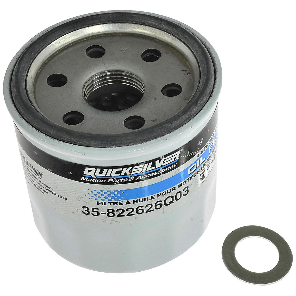 OEM Mercury / Quicksilver 25W-40 Oil Change Kit for 4-Stroke 25hp and 30hp Mercury EFI Outboards