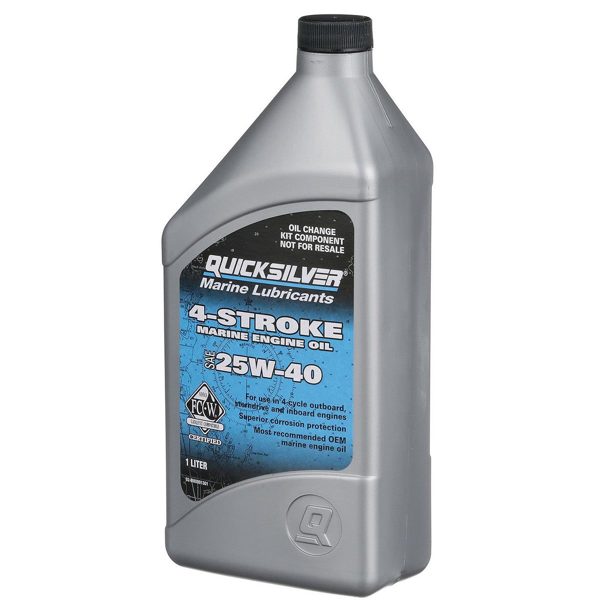 OEM Mercury / Quicksilver 25W-40 Oil Change Kit for 4-Stroke 40hp, 50hp and 60hp Mercury Outboards