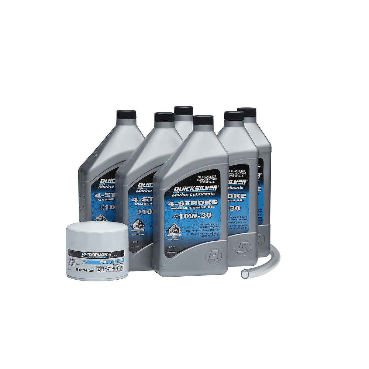 OEM Mercury / Quicksilver 10W-30 Oil Change Kit for 4-Stroke 150hp Mercury and Mariner Outboards